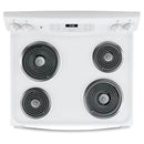 30-In 4 Burners 5.0-Cu Ft Freestanding Electric Ran ( White )