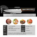 8-Inch 3Cr13 Stainless Steel Chef Knife with Wooden Handle – Vintage Style
