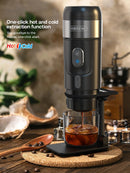 Portable Coffee Machine for Car & Home,Dc12V Expresso Coffee Maker Fit Nexpresso Dolce Pod Capsule Coffee Powder H4A