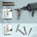 1Set 70 in 1 3.7V Mini Electric Screwdriver Kit Rechargeable Magnetic Repair Tool Kit with 5 Torque Settings 64 S2 Precision Bits 4 LED Lights for Phone Camera Laptop Watch Repair