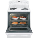 30-In 4 Burners 5.0-Cu Ft Freestanding Electric Ran ( White )