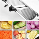 Adjustable Mandoline Slicer for Kitchen, Stainless Steel Food Vegetable Potato Onion Slicer French Fry Cutter, Slicer Julienne with Gloves,