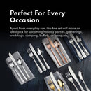Artaste 59380 Rain 18/10 Stainless Steel Flatware 36-Piece Set, Service of 12