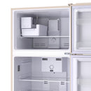 18-Cu Ft Counter-Depth 29.5-In Wide Top-Freezer Refrigerator with Ice Maker ( Cream )