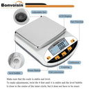 Bonvoisin Lab Scale 1000G X 0.01G Digital Precision Analytical Balance 10Mg High Precision Electronic Balance Jewelry Scale Kitchen Scale Scientific Scale Laboratory Scale Balance (1000G X 0.01G)