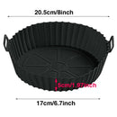 Air Fryer Silicone Liners Air Fryer Silicone Pot Reusable Silicone Air Fryer Liners Food Safe Non Stick Air Fryer Basket Accesso