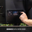 Pellet Smoker, Austin XL 1007 Square Inch Wood Fired Pellet Grill, Onyx Series