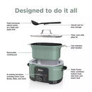 Ninja Possiblecooker PRO 8.5Qt Multi-Cooker with 8-In-1 Slow Cooker, Dutch Oven, Sous Vide, Oven Safe Pot to 500°F Sage Green MC1001GN