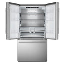 22.4 Cu. Ft. 3-Door French Door Refrigerator with Water Dispenser and Automatic Ice Maker in Stainless Steel, Counter Depth