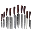 Damascus Pattern Vegetable Cutting Tool