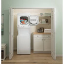 Electric Stacked Laundry Center with 2.3-Cu Ft Top Load Washer and 4.4-Cu Ft Dryer ( White )