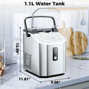 33-Lb Ice per Day Nugget/Pebble Ice Maker ( Silver )