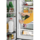 Counter-Depth 18.6-Cu Ft 3 -Door 33-In Wide French Door Refrigerator with Ice Maker with Water Dispenser ( Stainless Steel with Brushed Stainless Handles ) ENERGY STAR Certified
