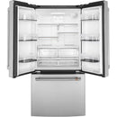 Counter-Depth 18.6-Cu Ft 3 -Door 33-In Wide French Door Refrigerator with Ice Maker with Water Dispenser ( Stainless Steel with Brushed Stainless Handles ) ENERGY STAR Certified