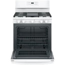 30-In 5 Burners 5-Cu Ft Freestanding Natural Gas Ran ( White )