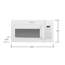 1.6-Cu Ft Over-The-Range Microwave ( White )