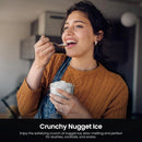 Nugget Ice Makers Countertop, 35Lbs/24H Chewable Nugget Ice Machine with Soft Ice Auto-Cleaning,One-Click Operation for Home Use,Silver