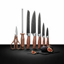 7-Piece Stainless Steel Chef Knife Set with Storage Case & Scissor