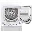 Electric Stacked Laundry Center with 2.3-Cu Ft Top Load Washer and 4.4-Cu Ft Dryer ( White )
