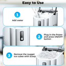 33-Lb Ice per Day Nugget/Pebble Ice Maker ( Silver )