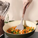 High-Quality Non Stick Silicone Kitchen Utensil Set, Easy to Cook Tool Set, Easy to Clean, Heat-Resistant, Durable, Is a Must-Have for Home Chefs, Brown, 10 Pieces