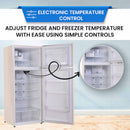 18-Cu Ft Counter-Depth 29.5-In Wide Top-Freezer Refrigerator with Ice Maker ( Cream )