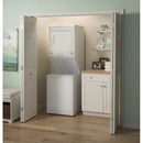 Electric Stacked Laundry Center with 2.3-Cu Ft Top Load Washer and 4.4-Cu Ft Dryer ( White )