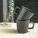 Celina 16-Piece Gray Matte Dinnerware Set Stoneware (Service for 8)