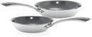 Chantal 3.Clad Tri-Ply Non Stick 2 Piece Fry Pan Set, 8" and 10" Fry Pans, Ceramic Non Stick, (SLT63-2FRYC)
