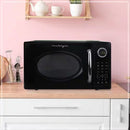Retro Microwave-1.1 Cu. Ft. and 1000 Watt Countertop Microwave-Black