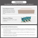 Rattaner 9-Piece Outdoor Sectional Wicker Furniture Set Patio Furniture Conversation Couch Set Large-Size Storage Table with Thicken(5") Anti-Slip Light Grey Cushions Cover