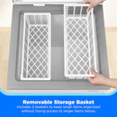 5.1-Cu Ft Garage Ready Chest Freezer Convertible to Refrigerator ( White )