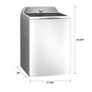 Profile High Efficiency Impeller Extra Lar ( 5.0-Cu Ft ) Top-Load Washer ( White )