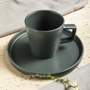 Celina 16-Piece Gray Matte Dinnerware Set Stoneware (Service for 8)