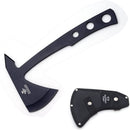 Snake Eye Tactical Tomahawk Throwing Knife, 9.5 Inch Overall Length, Stainless Steel Blade, with Nylon Sheath (Rainbow(Pair))