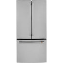 Counter-Depth 18.6-Cu Ft 3 -Door 33-In Wide French Door Refrigerator with Ice Maker with Water Dispenser ( Stainless Steel with Brushed Stainless Handles ) ENERGY STAR Certified