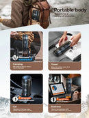 Portable Coffee Machine for Car & Home,Dc12V Expresso Coffee Maker Fit Nexpresso Dolce Pod Capsule Coffee Powder H4A