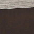 Tall Kitchen Cabinet, Chocolate-Grey