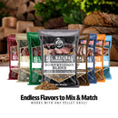 100% All Natural Hardwood Post Oak Blend BBQ Grilling Pellets, 20 Lb Bag