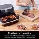 Ninja Foodi Dualzone Flexbasket Air Fryer with 7-Qt Megazone DZ071: 7-In-1, Nonstick, Digital Control, Dishwasher-Safe