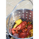 60 Qt. Aluminum Stock Pot in Silver with Lid