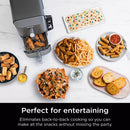 Ninja Doublestack XL 10Qt, 6-In-1, 2-Basket Air Fryer, Space Saving Design SL401: Ninja Foodi, Dishwasher-Safe Parts