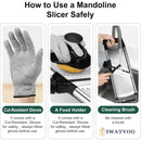 Stainelss Steel Mandoline Slicer Vegetable Chopper Potato Slicer